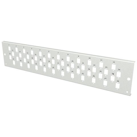2U 48 SC Simplex Front Plate
