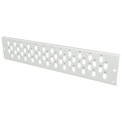2U 48 SC Simplex Front Plate
