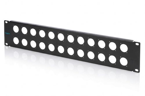 2U RACK PANEL F 24X D-TYPE MOD