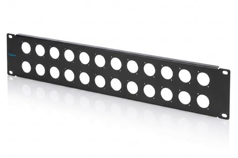2U RACK PANEL F 24X D-TYPE MOD