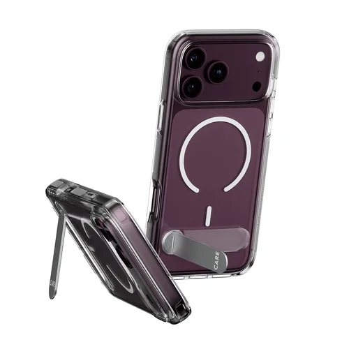 CARE By PanzerGlass Kickstand Case Transparent M. Weiss MagSafe IPhone 17 Pro