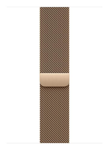 Apple 46mm Gold Milanese Loop - S/M