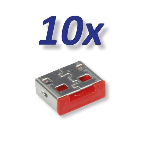 USB Port Lock Set - 10 Locks