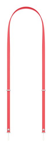 CROSSBODY STRAP - BRIGHT GUAVA