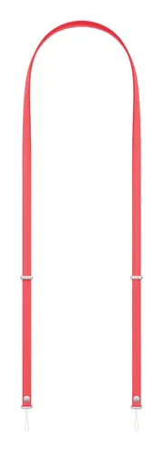 CROSSBODY STRAP - BRIGHT GUAVA