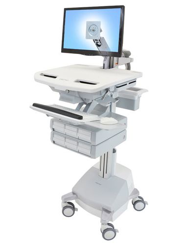 ERGOTRON StyleView Wagen Mit LCD-Arm SLA-Antrieb 6 Schublade EU