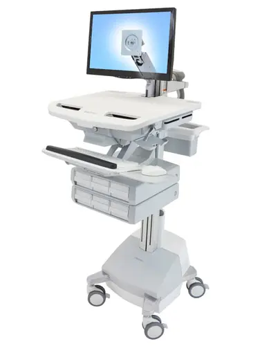 ERGOTRON StyleView Wagen Mit LCD-Arm SLA-Antrieb 6 Schublade EU
