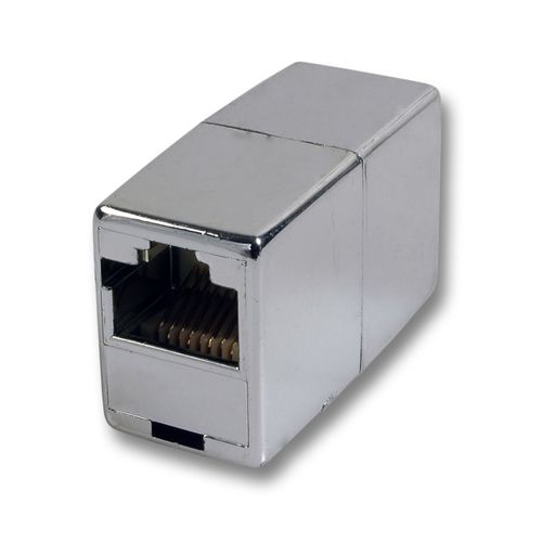 Modular-Adapter RJ45 UTP Metallfarben