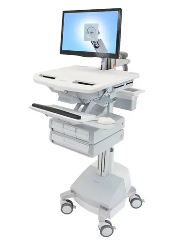 ERGOTRON StyleView Wagen Mit LCD-Arm SLA-Antrieb 4 Schublade EU