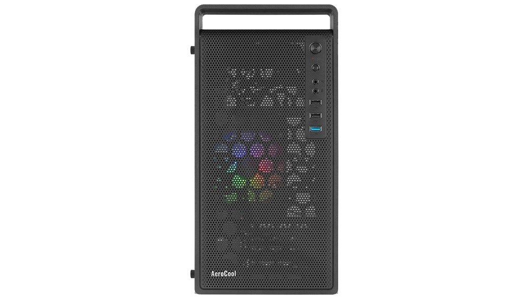 Aerocool CS-109-G-BK-V1 Black Case - FRGB Mid Tower