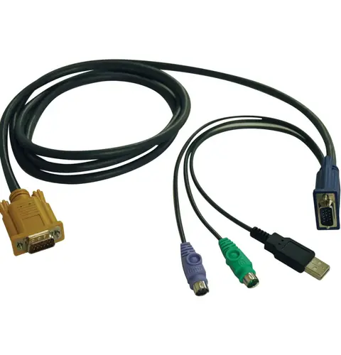 Tripp Lite P778-006 USB/PS2 Combo Cable for NetDirector KVM Switches B020-U08/U16 and KVM B022-U16, 6 ft. (1.83 m)