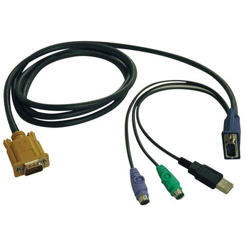 Tripp Lite P778-006 USB/PS2 Combo Cable for NetDirector KVM Switches B020-U08/U16 and KVM B022-U16, 6 ft. (1.83 m)