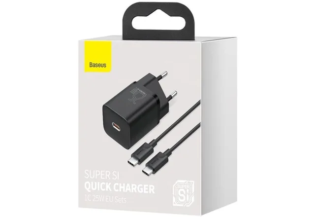Baseus TZCCSUP-L01 mobile device charger Smartphone Black AC, USB Fast charging Indoor