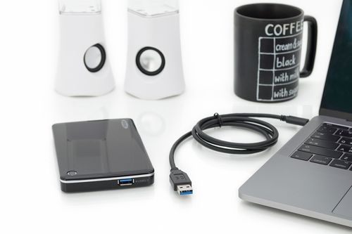Digitus USB-C connection cable, USB 3.2 Gen2, USB-A to USB-C