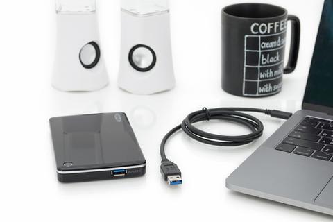 Digitus USB-C connection cable, USB 3.2 Gen2, USB-A to USB-C