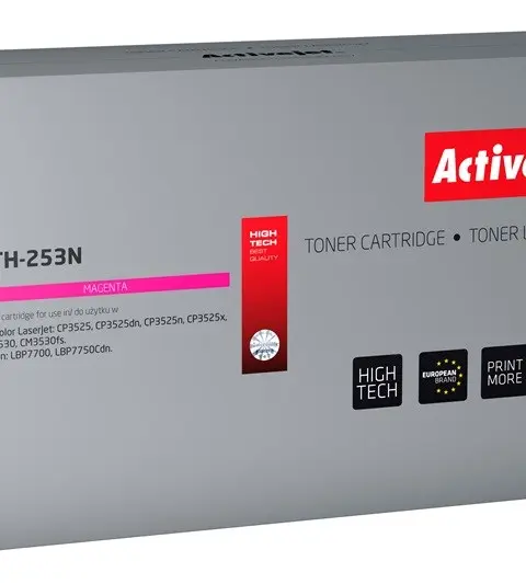 Activejet ATH-253N Magenta Toner - HP 504A CE253A Replacement