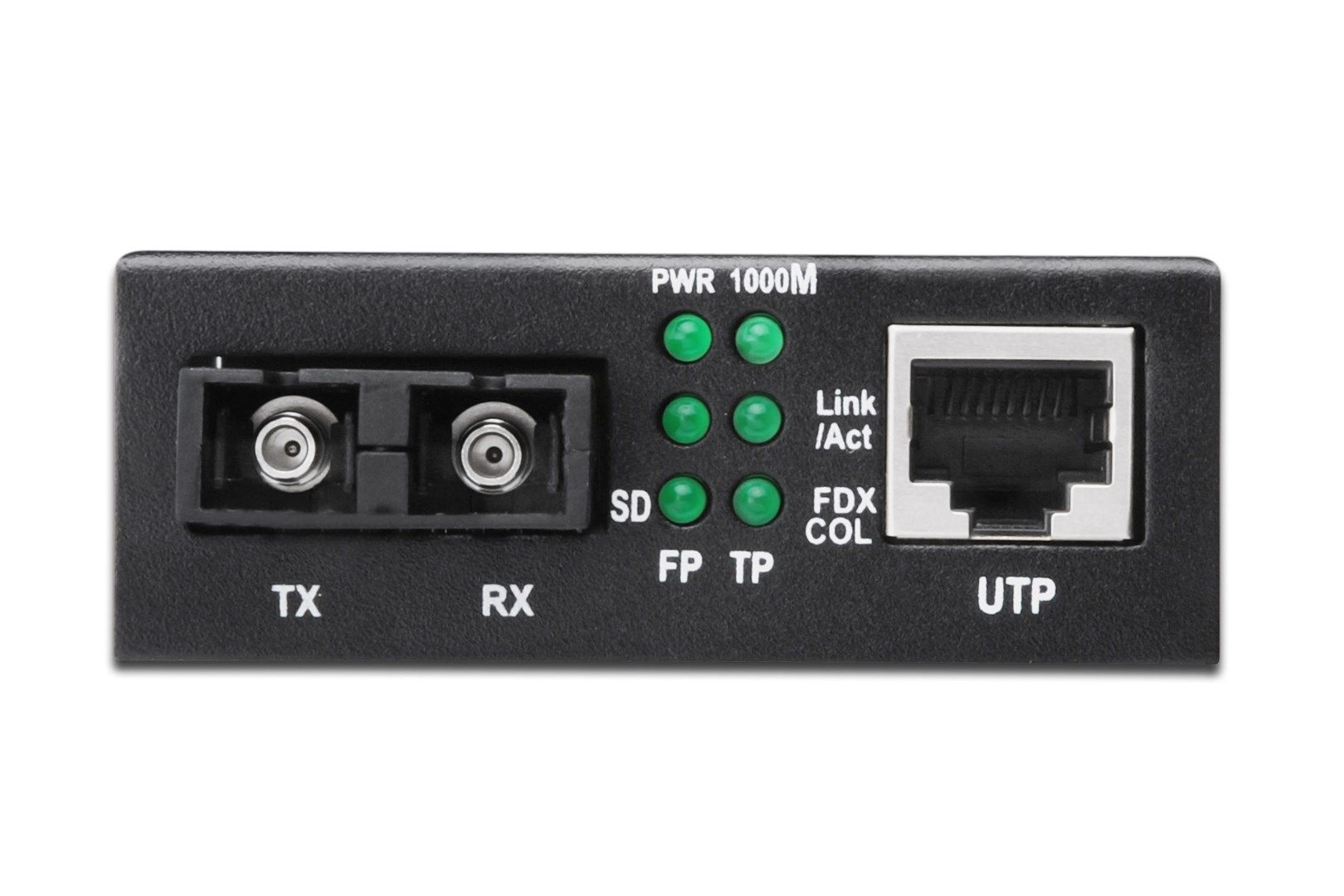 Gigabit Media Converter, RJ45 / SC