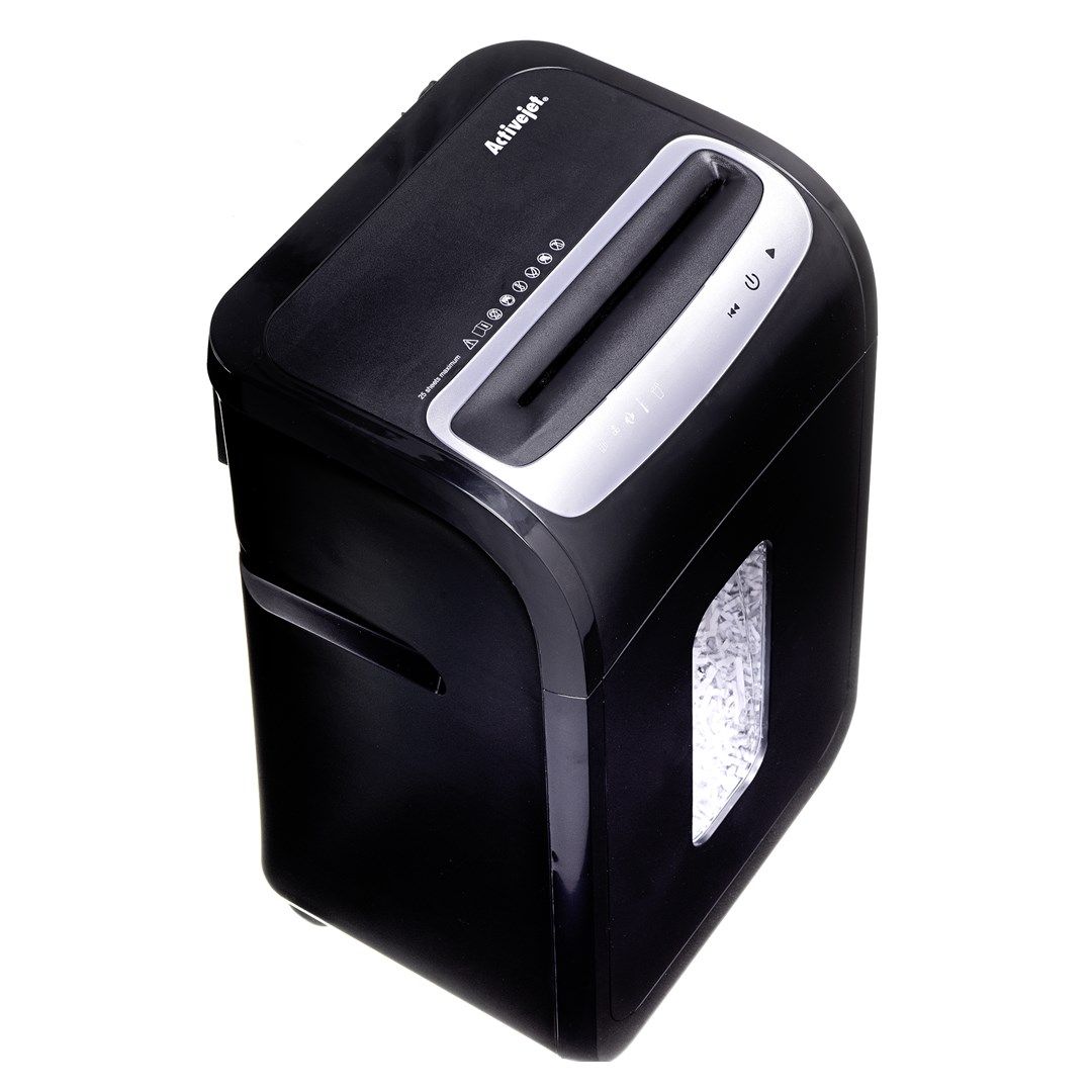 Activejet ASH-2502C Shredder P-4, 28L, 4x40mm, Black