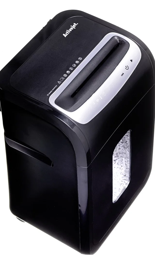 Activejet ASH-2502C Shredder P-4, 28L, 4x40mm, Black