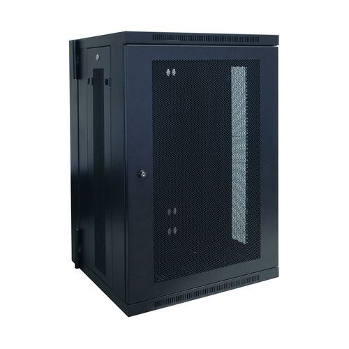 Tripp Lite SRW18US SmartRack 18U Low-Profile Switch-Depth Wall-Mount Rack Enclosure Cabinet, Hinged Back