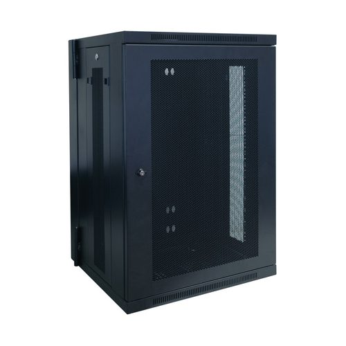 Tripp Lite SRW18US SmartRack 18U Low-Profile Switch-Depth Wall-Mount Rack Enclosure Cabinet, Hinged Back