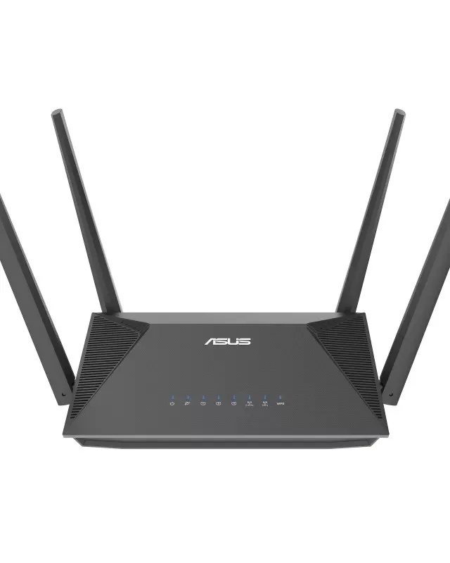 ASUS RT-AX52 AX1800 AiMesh wireless router Gigabit Ethernet Dual-band (2.4 GHz / 5 GHz) Black