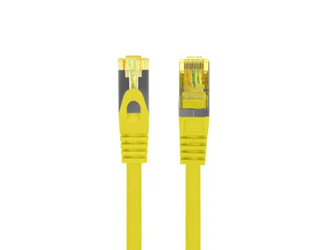 Lanberg PCF6A-10CU-0025-Y networking cable Yellow 0.25 m Cat6a S/FTP (S-STP)