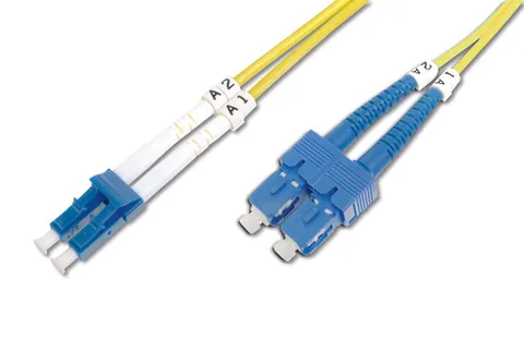 Fiber Optic Singlemode Patch Cord, LC / SC