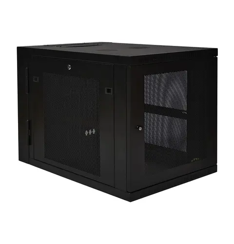 Tripp Lite SRW12US33 SmartRack 12U Server-Depth Wall-Mount Small Rack Enclosure, Hinged Back