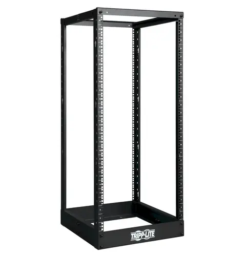 Tripp Lite SR4POST25 25U SmartRack 4-Post Open Frame Rack - Organize and Secure Network Rack Equipment