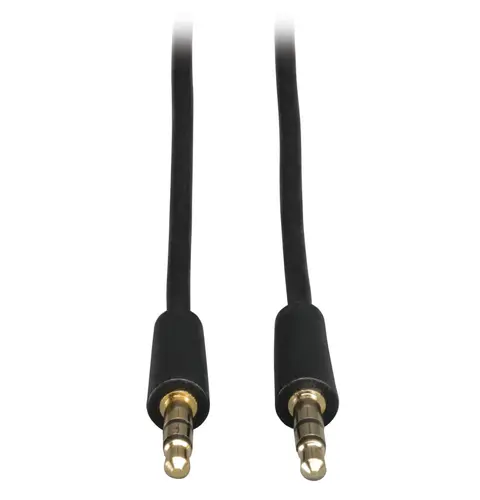 Tripp Lite P312-010 3.5mm Mini Stereo Audio Cable for Microphones, Speakers and Headphones (M/M), 10 ft. (3.05 m)