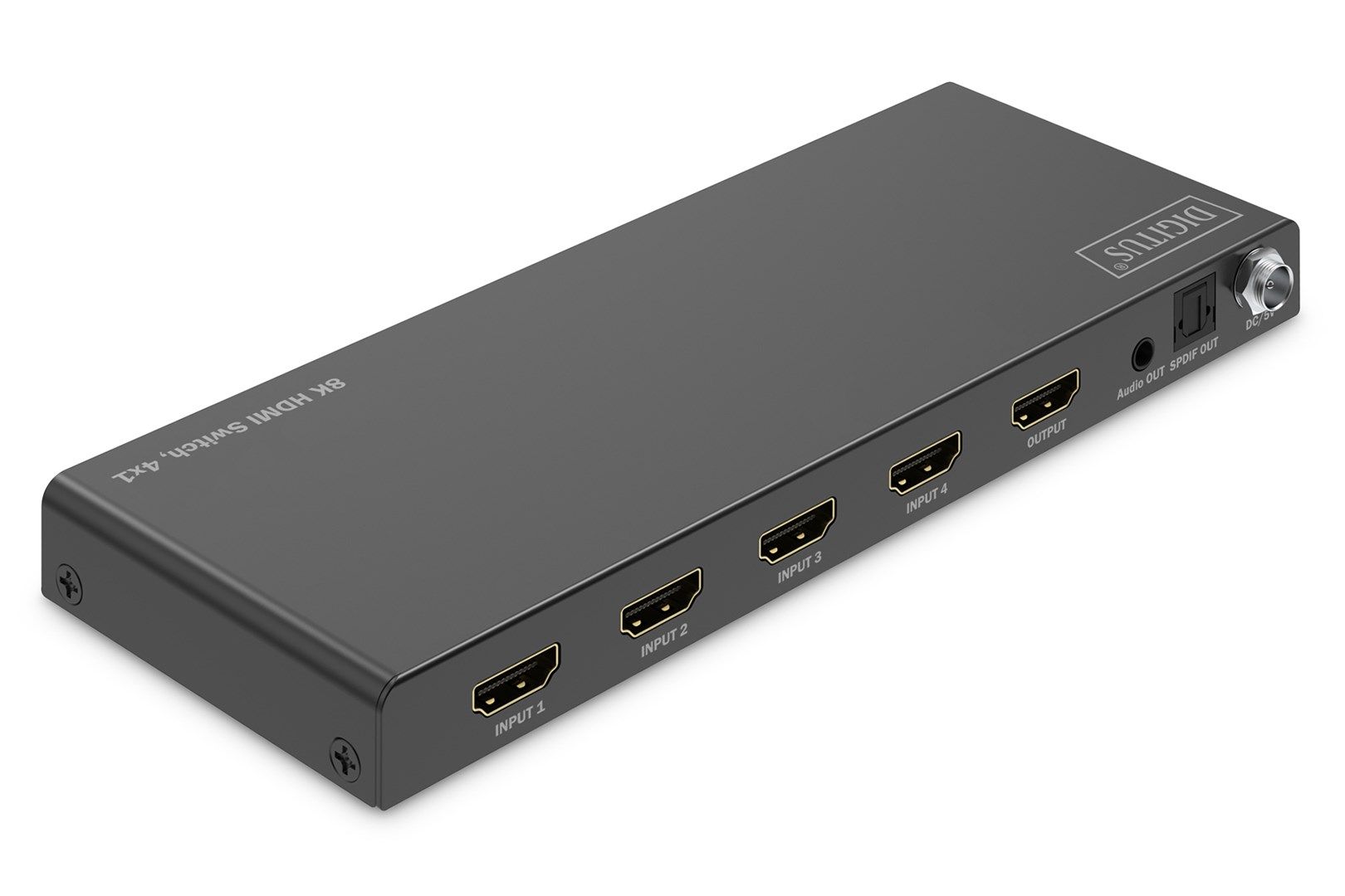 DIGITUS HDMI Switch 4x1 8K/60Hz - High-Performance Switching