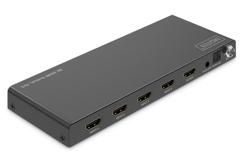 DIGITUS HDMI Switch 4x1 8K/60Hz - High-Performance Switching