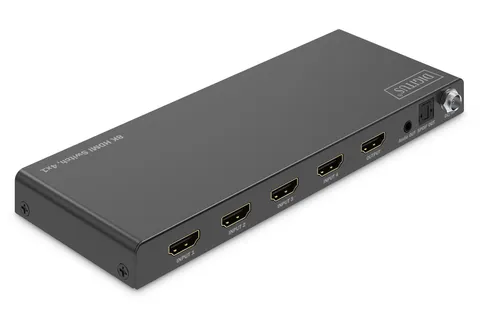 DIGITUS HDMI Switch 4x1 8K/60Hz - High-Performance Switching