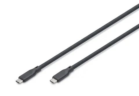 Digitus USB silicone cable, USB 10Gbps, 0.5m, black