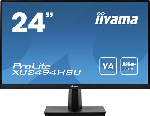 iiyama ProLite XU2494HSU-B1 computer monitor 60.5 cm (23.8") 1920 x 1080 pixels Full HD Black