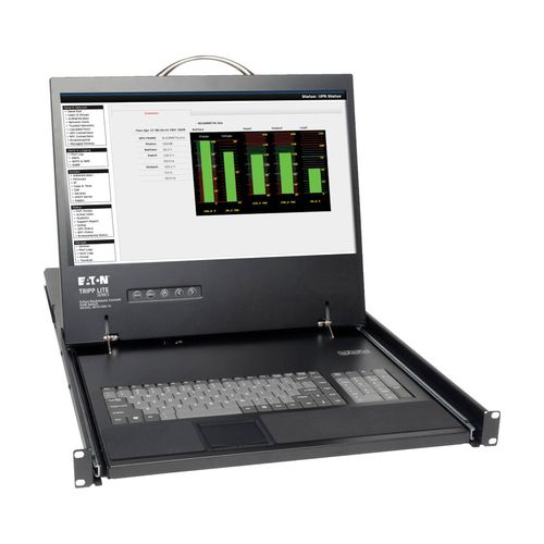 Tripp Lite B070-008-19 NetCommander 8-Port Cat5 1U Rack-Mount Console KVM Switch with 19-in. LCD