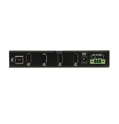 Tripp Lite U223-004-IND 4-Port Industrial-Grade USB 2.0 Hub - 15 kV ESD Immunity, Metal Housing, Mountable