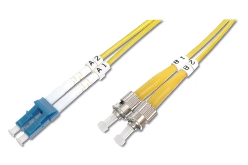 Fiber Optic Singlemode Patch Cord, LC / ST