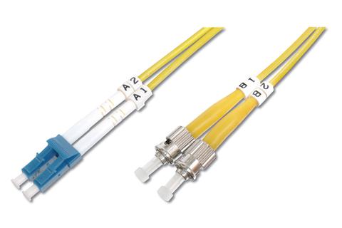 Fiber Optic Singlemode Patch Cord, LC / ST