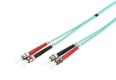 Fiber Optic Multimode Patch Cord, OM 3, ST / ST