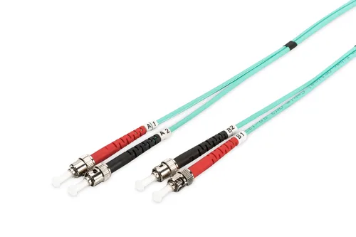 Fiber Optic Multimode Patch Cord, OM 3, ST / ST