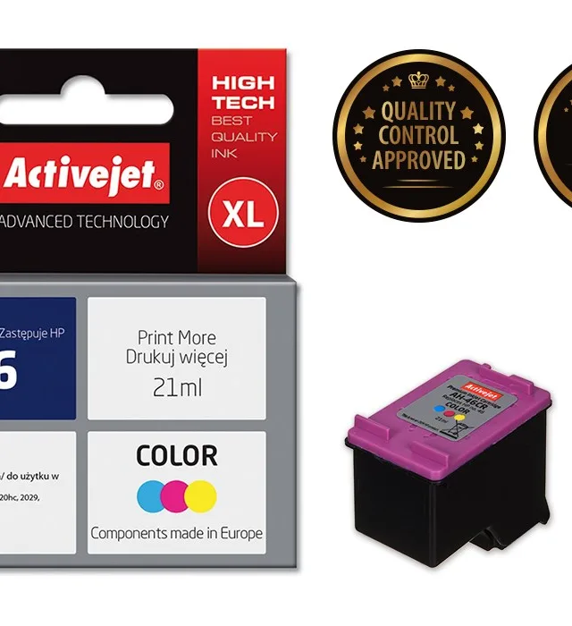Activejet AH-46CR ink (replacement for HP 46 CZ638AA; Premium; 21 ml; color)