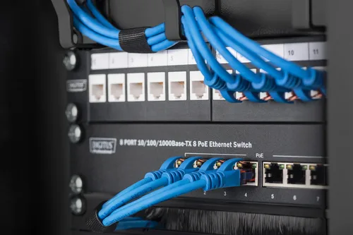 10" Cable management panel
