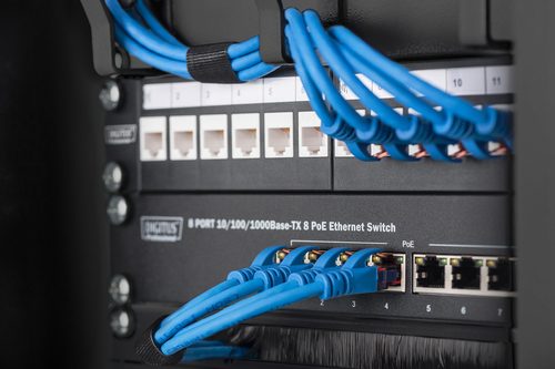 10" Cable management panel
