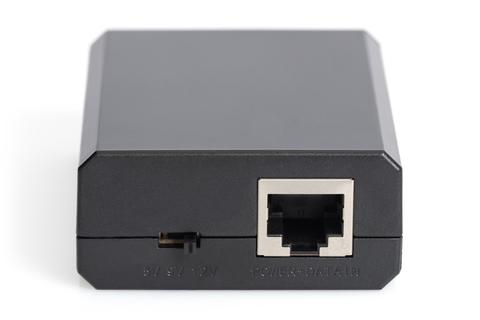 Gigabit Ethernet PoE+ Splitter, 802.3at, 24 W