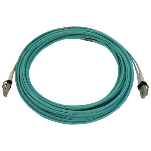 Tripp Lite N820X-10M 400G Multimode 50/125 OM3 Switchable Fiber Optic Cable (Duplex LC-PC M/M), LSZH, Aqua, 10 m (32.8 ft.)