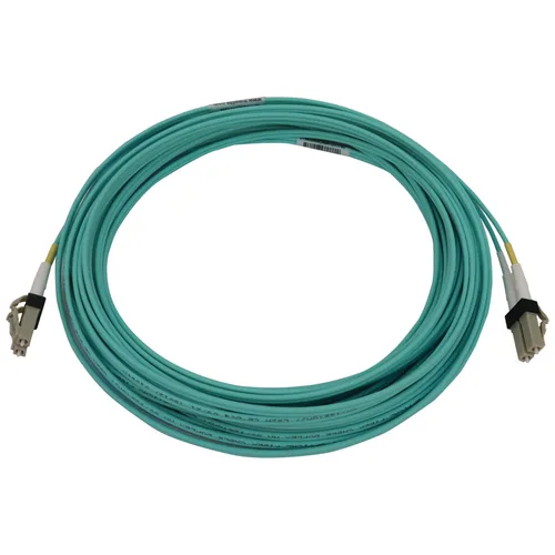 Tripp Lite N820X-10M 400G Multimode 50/125 OM3 Switchable Fiber Optic Cable (Duplex LC-PC M/M), LSZH, Aqua, 10 m (32.8 ft.)