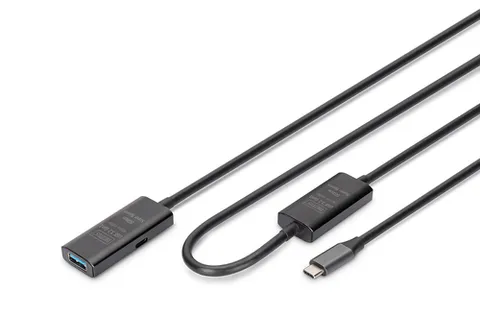 Digitus Active USB 3.2 Gen1 5G extension cable, USB-C - USB-A, 10m