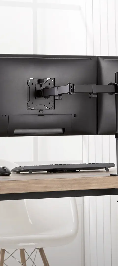 Digitus Dual monitor mount, 2x 32", 2x 8 kg